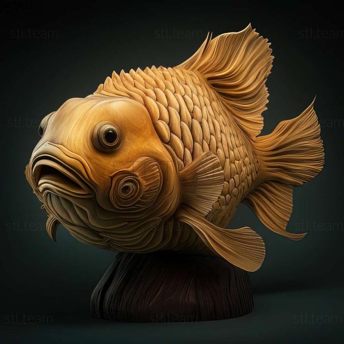 Lion  headed ranchu fish